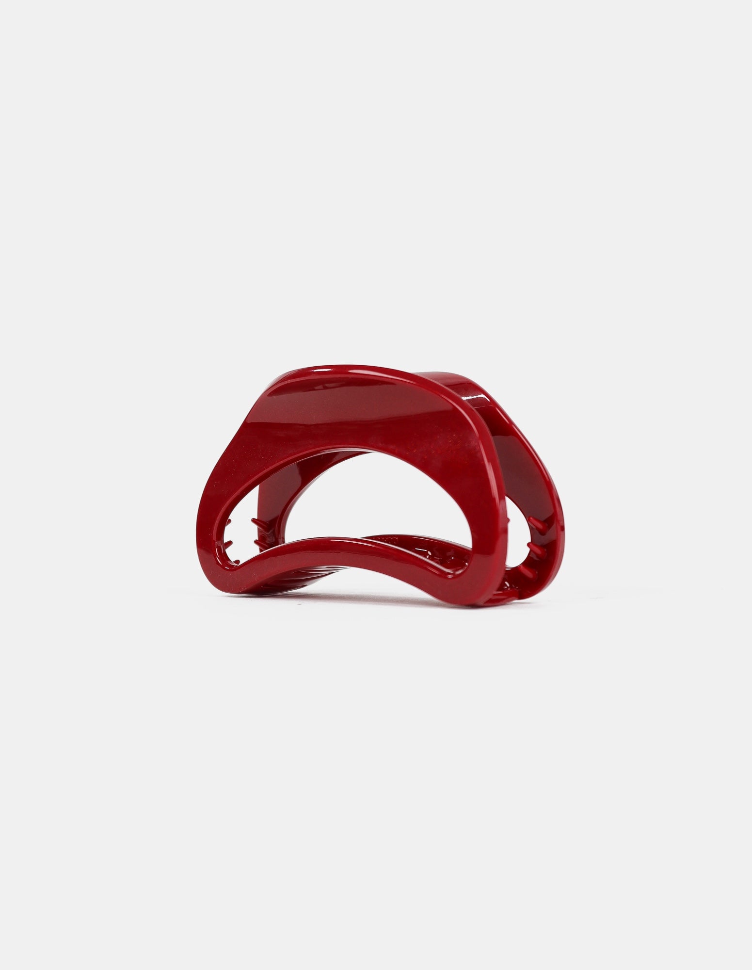 Ruby Oval Hair Claw Clip