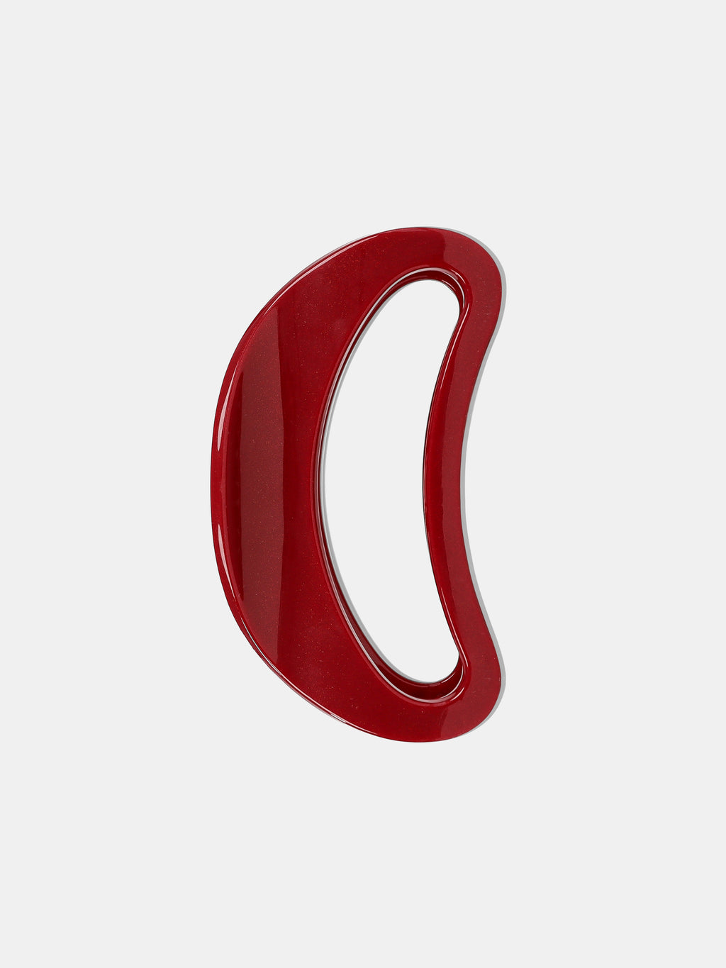 Ruby Oval Hair Claw Clip