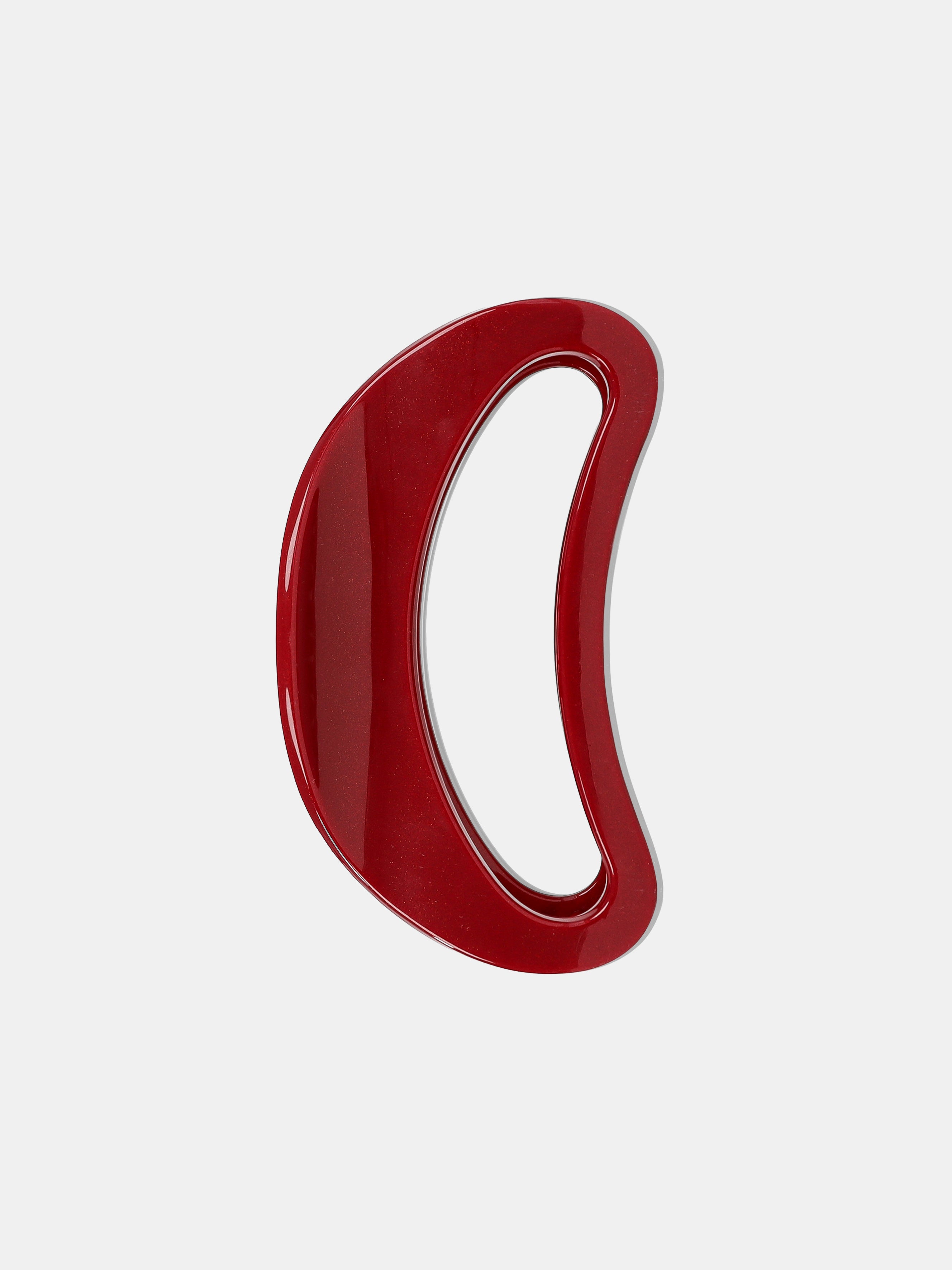 Ruby Oval Hair Claw Clip