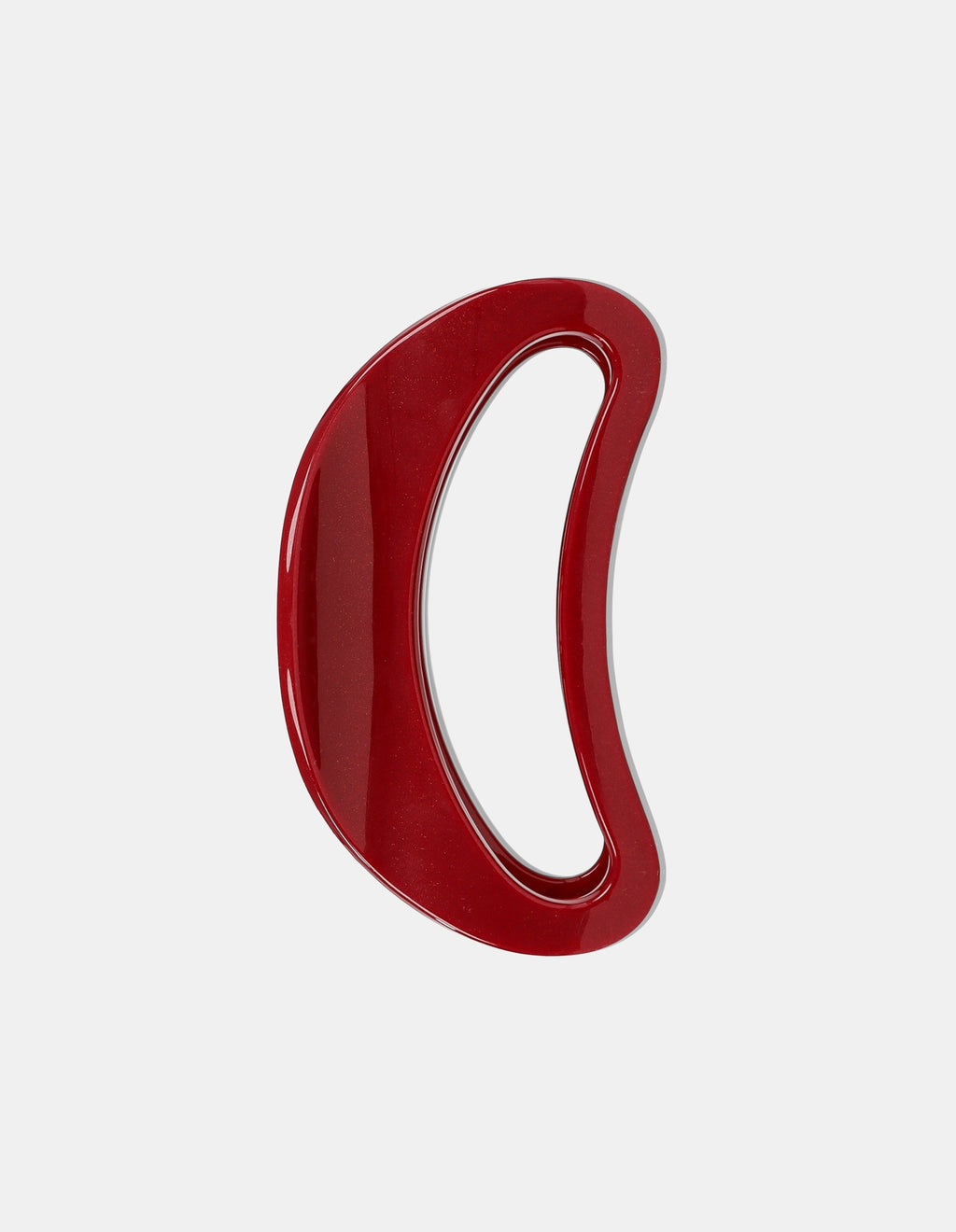 Ruby Oval Hair Claw Clip