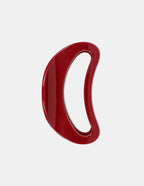 Ruby Oval Hair Claw Clip