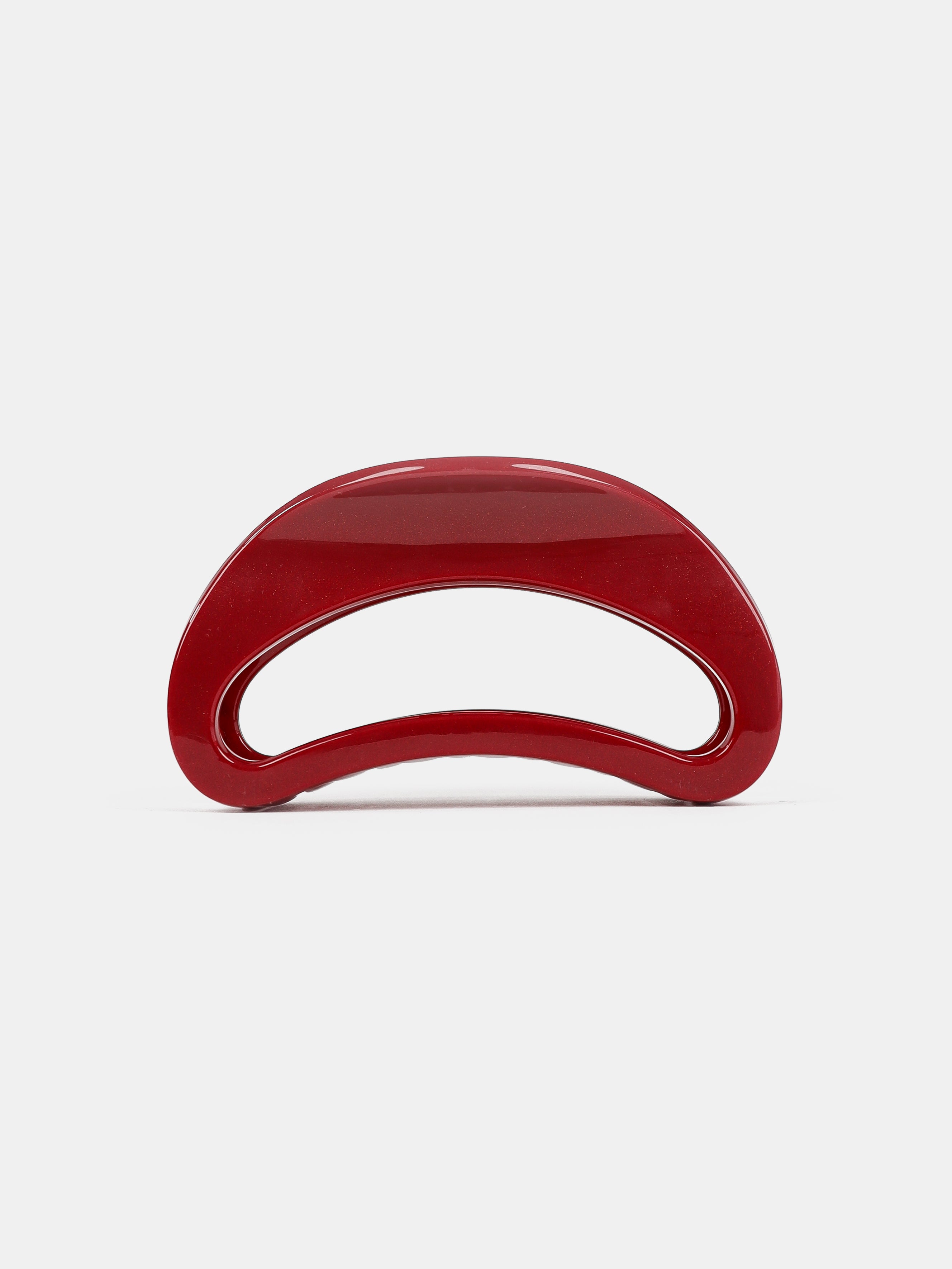 Ruby Oval Hair Claw Clip