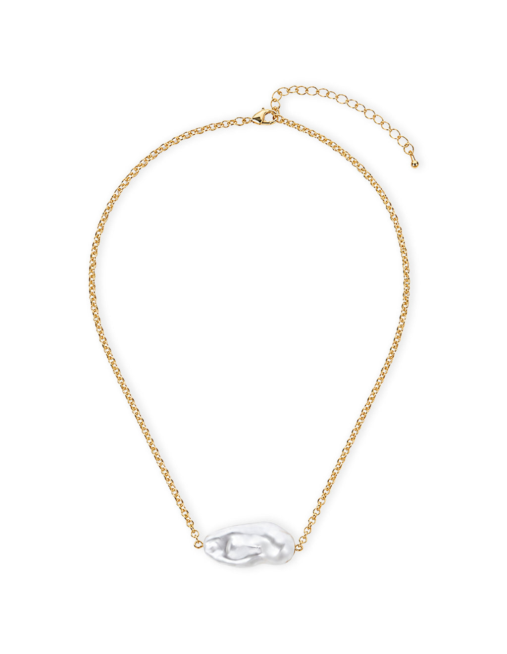 Seala Organic Pearl Choker - 18K Gold Plated
