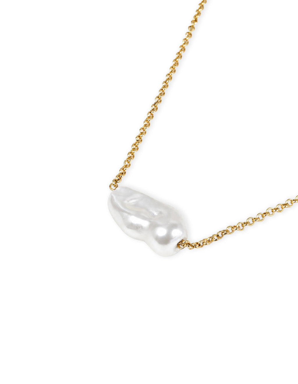 Seala Organic Pearl Choker - 18K Gold Plated