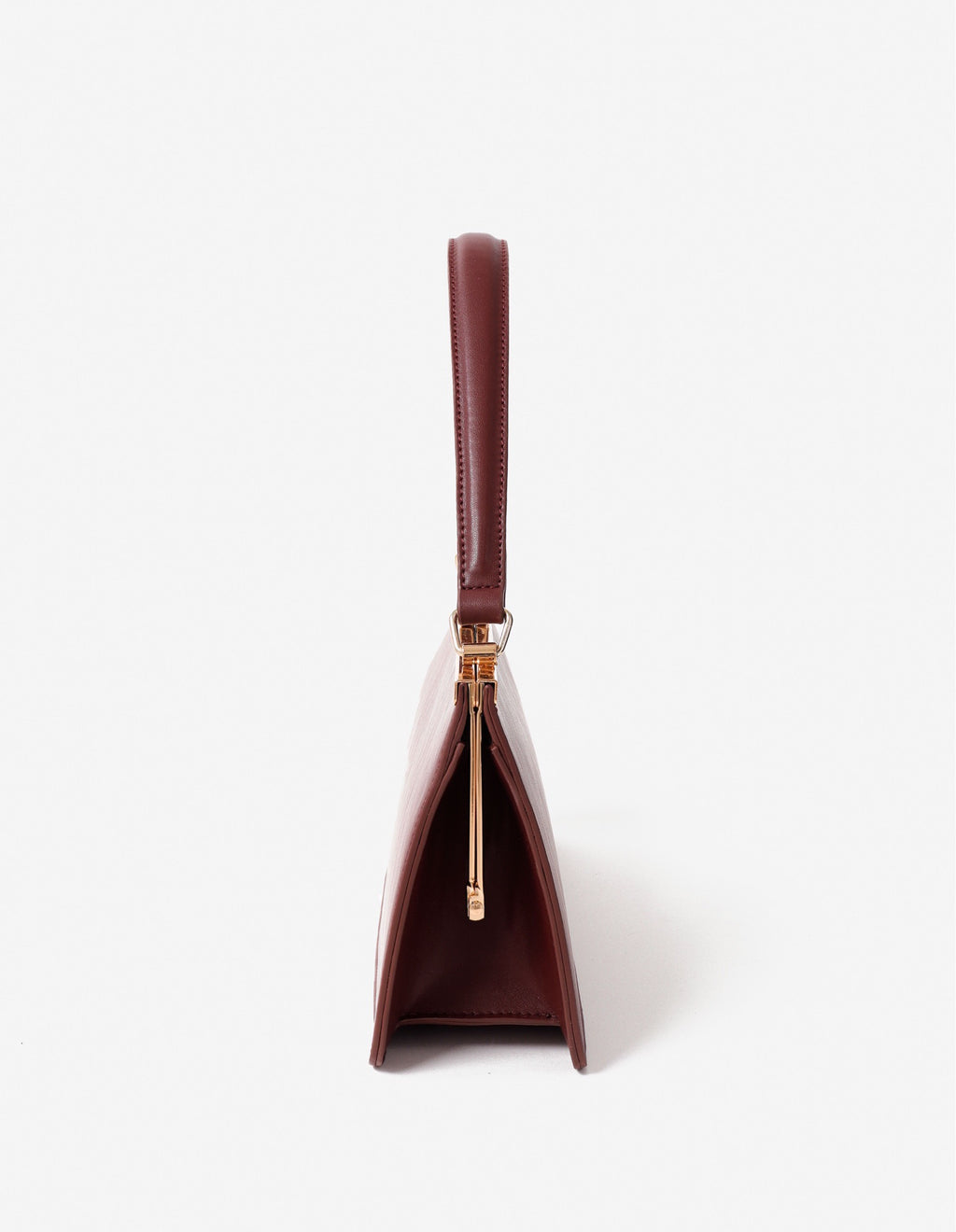 Solene Top Handle Handbag - Burgundy