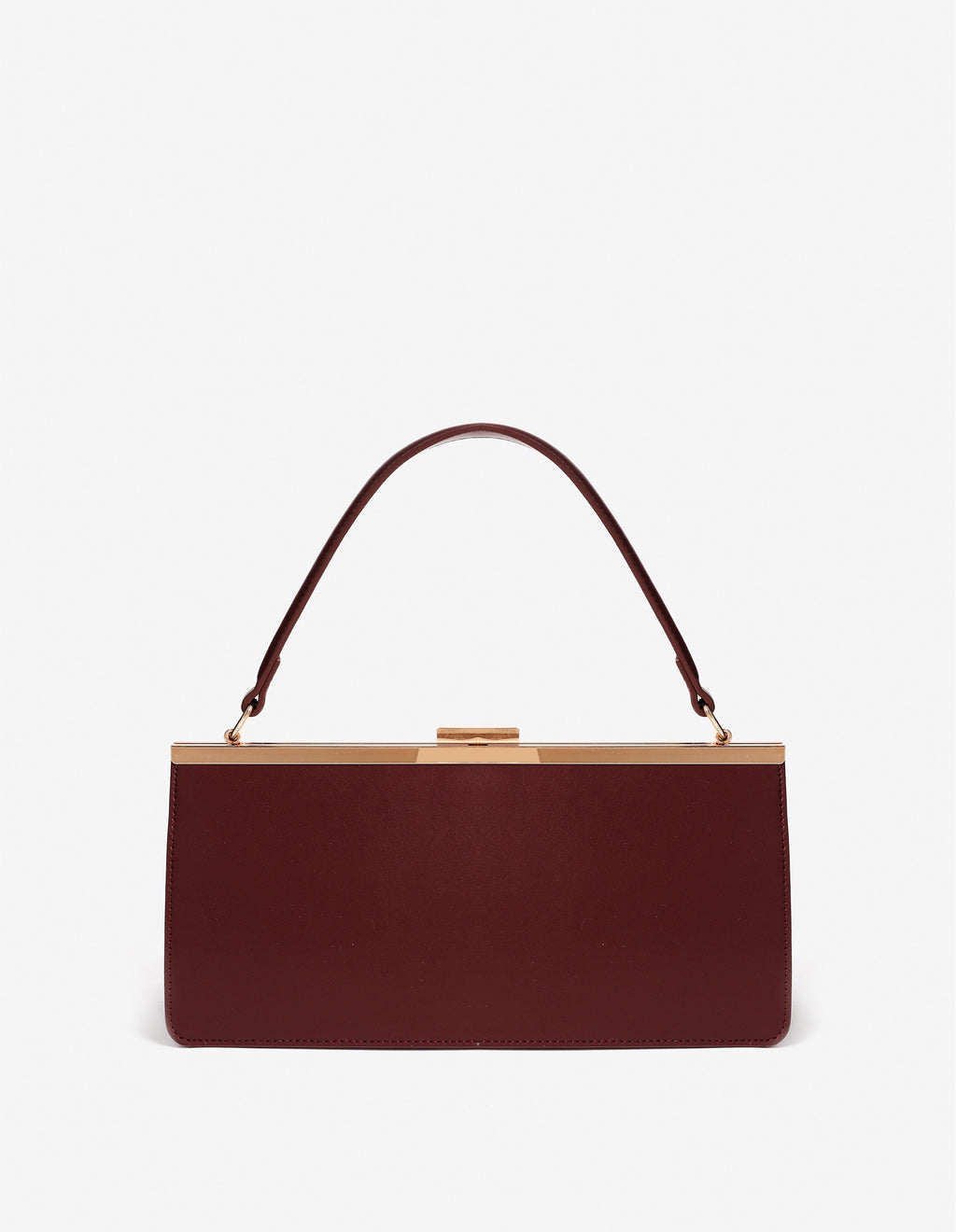 Solene Top Handle Handbag - Burgundy