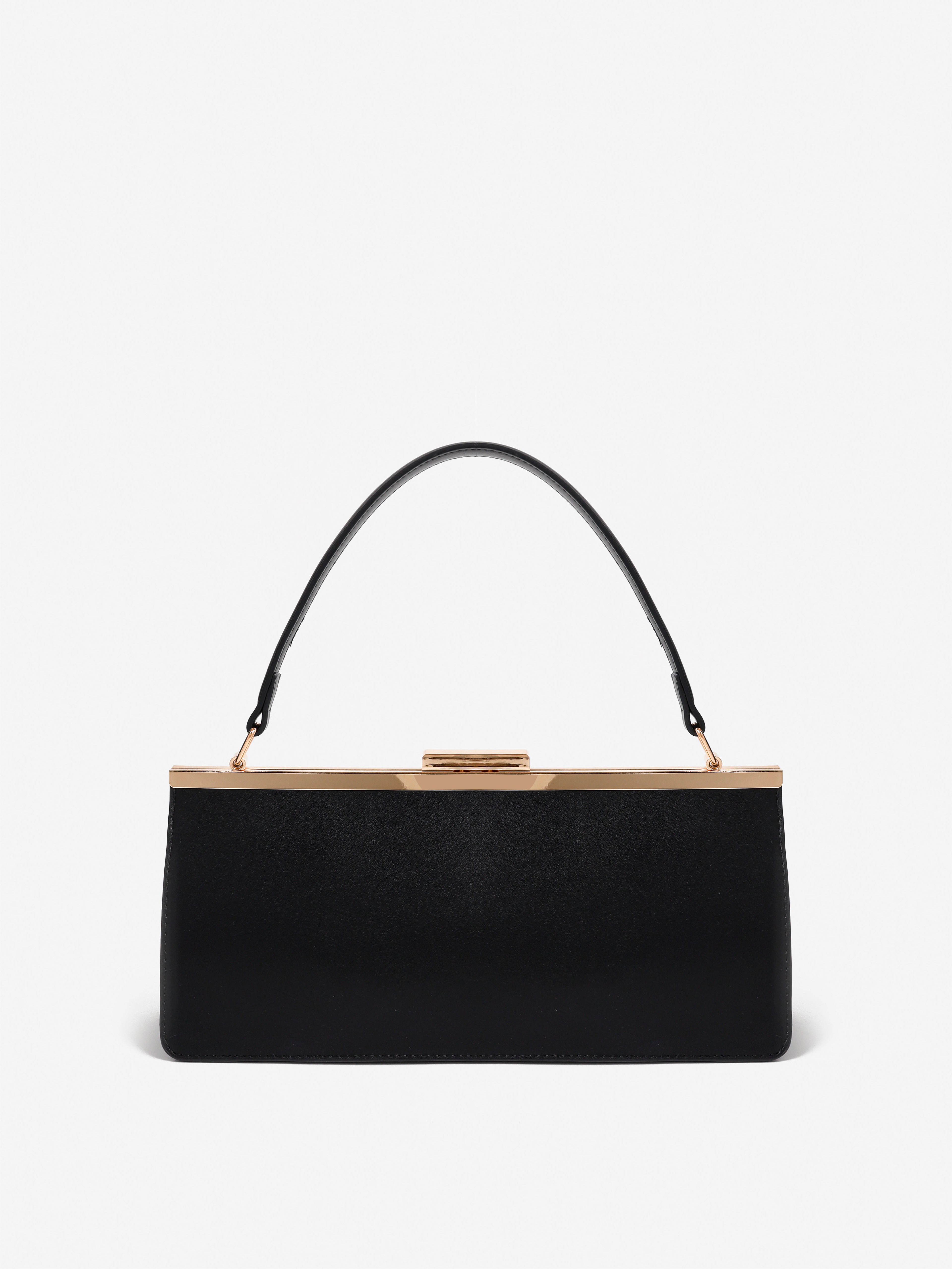 Solene Top Handle Handbag - Black