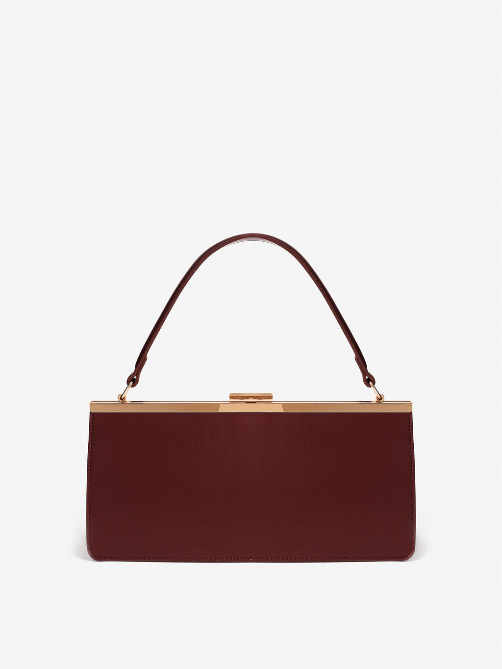 Solene Top Handle Handbag - Burgundy