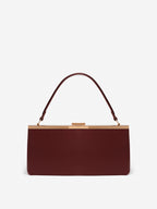 Solene Top Handle Handbag - Burgundy