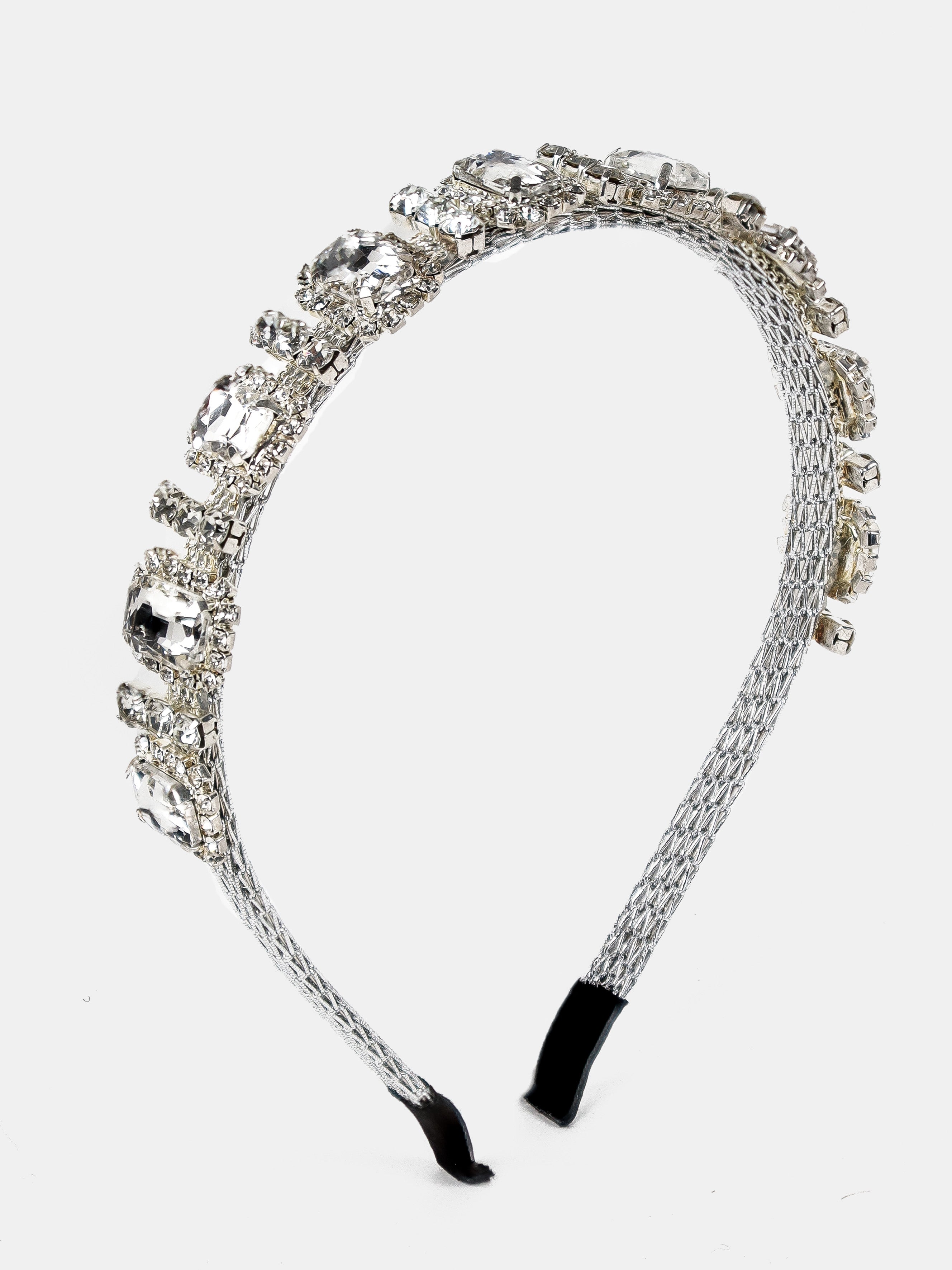 Square Rhinestone Statement Headband