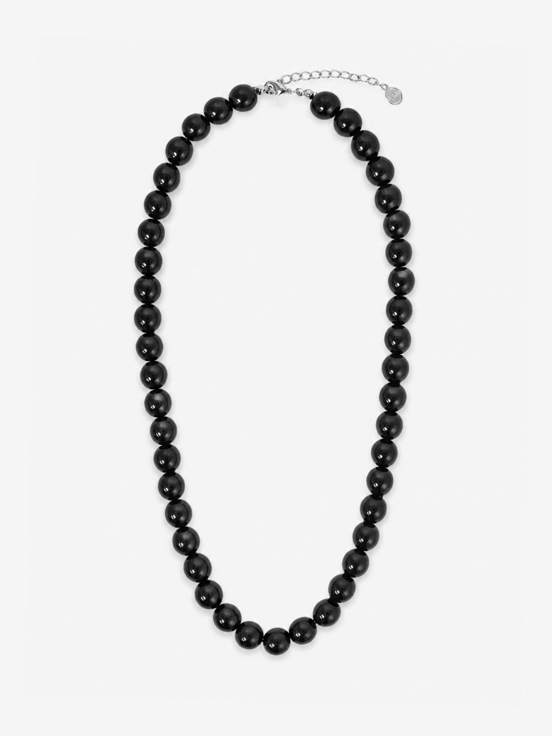 Talia Beaded Necklace - Black