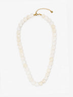 Talia Beaded Necklace - Cream