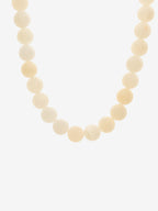 Talia Beaded Necklace - Cream