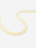 Talia Beaded Necklace - Cream