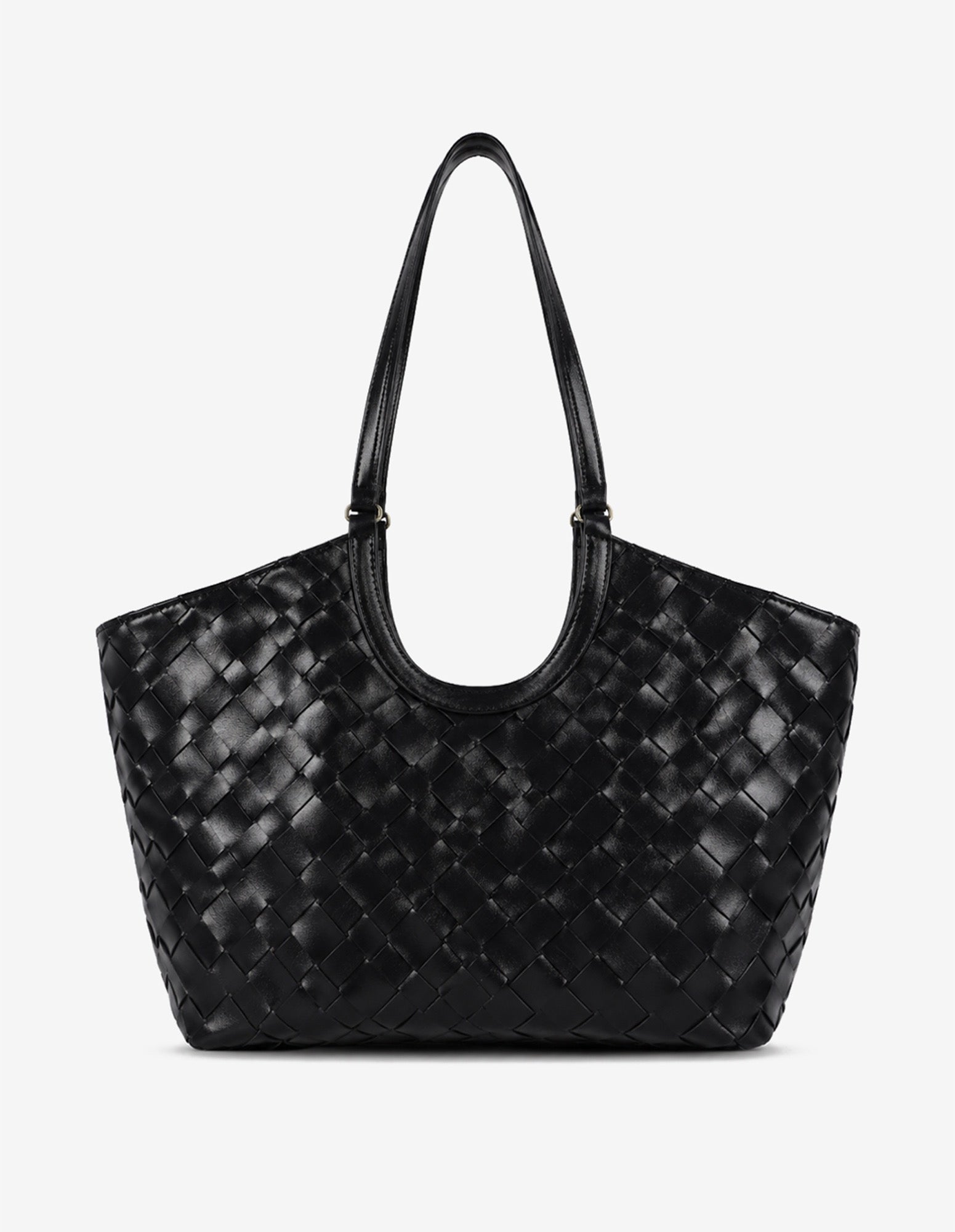 Everyday Woven Tote Bag - Black