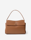 Isabeau Classic Shoulder Bag - Tan
