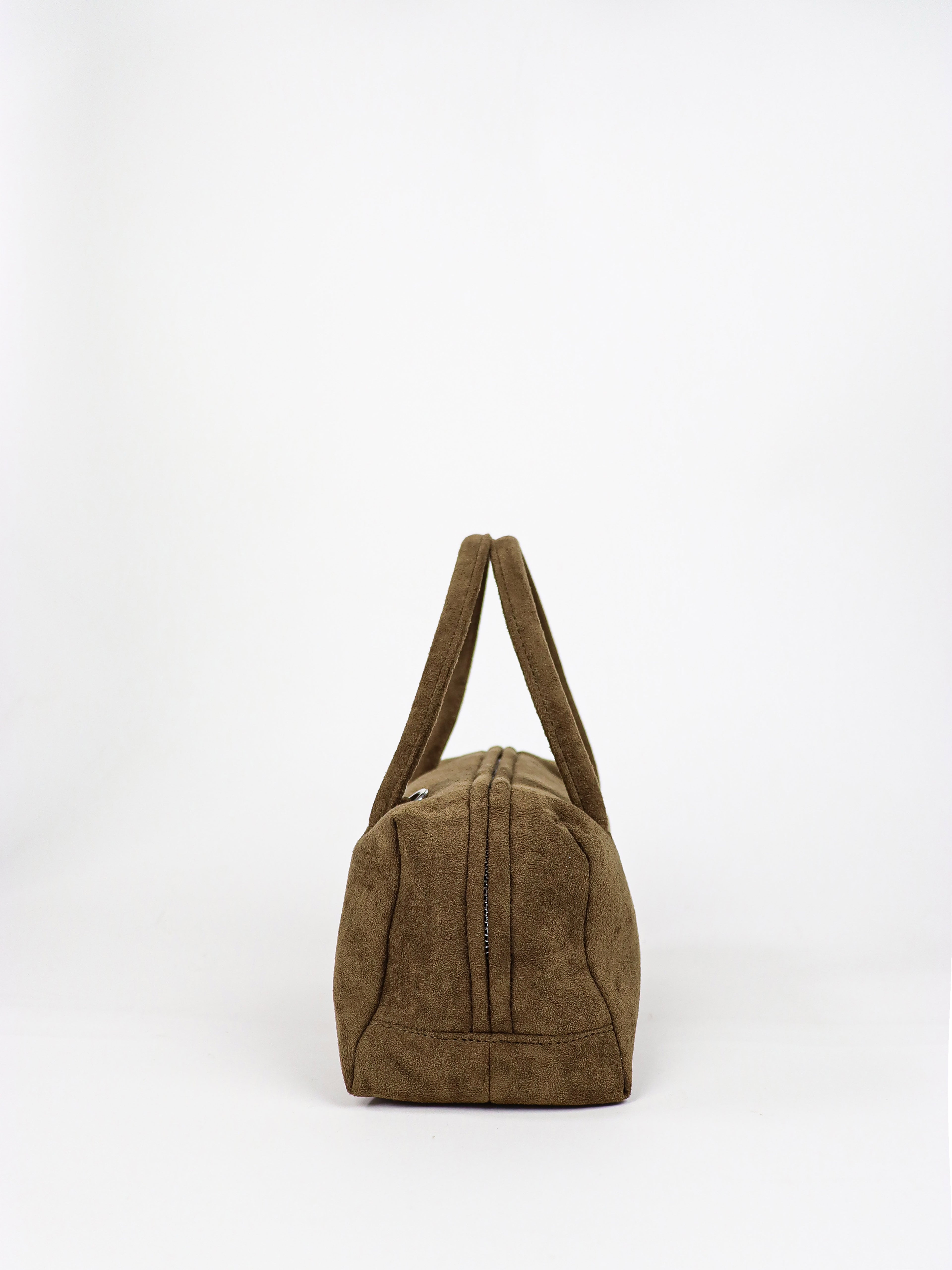 Tory Suede Crossbody Bag - Olive