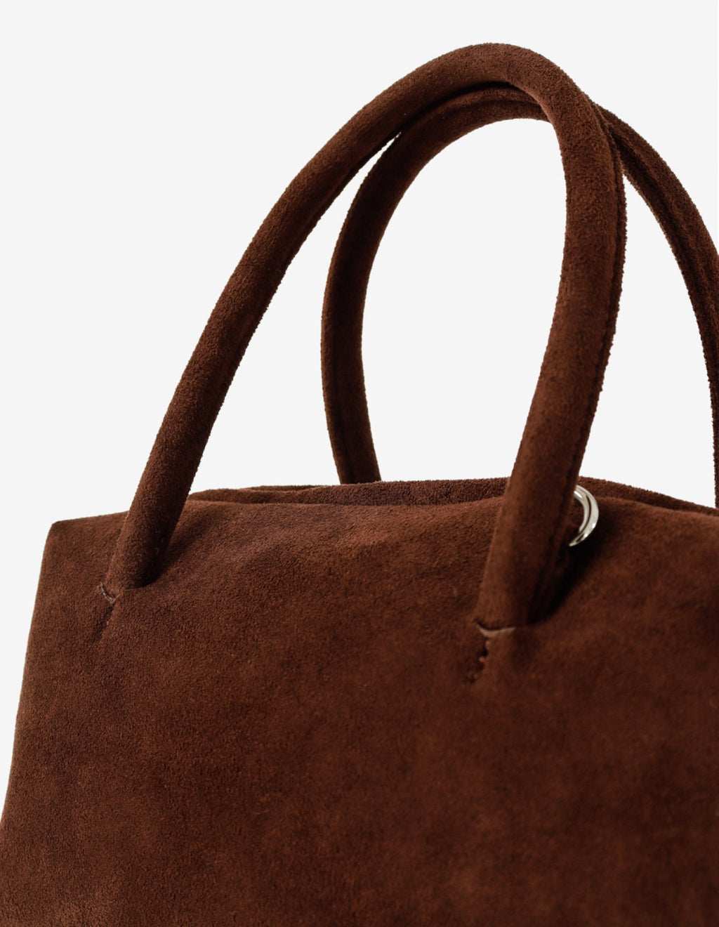 Tory Suede Crossbody Bag - Brown