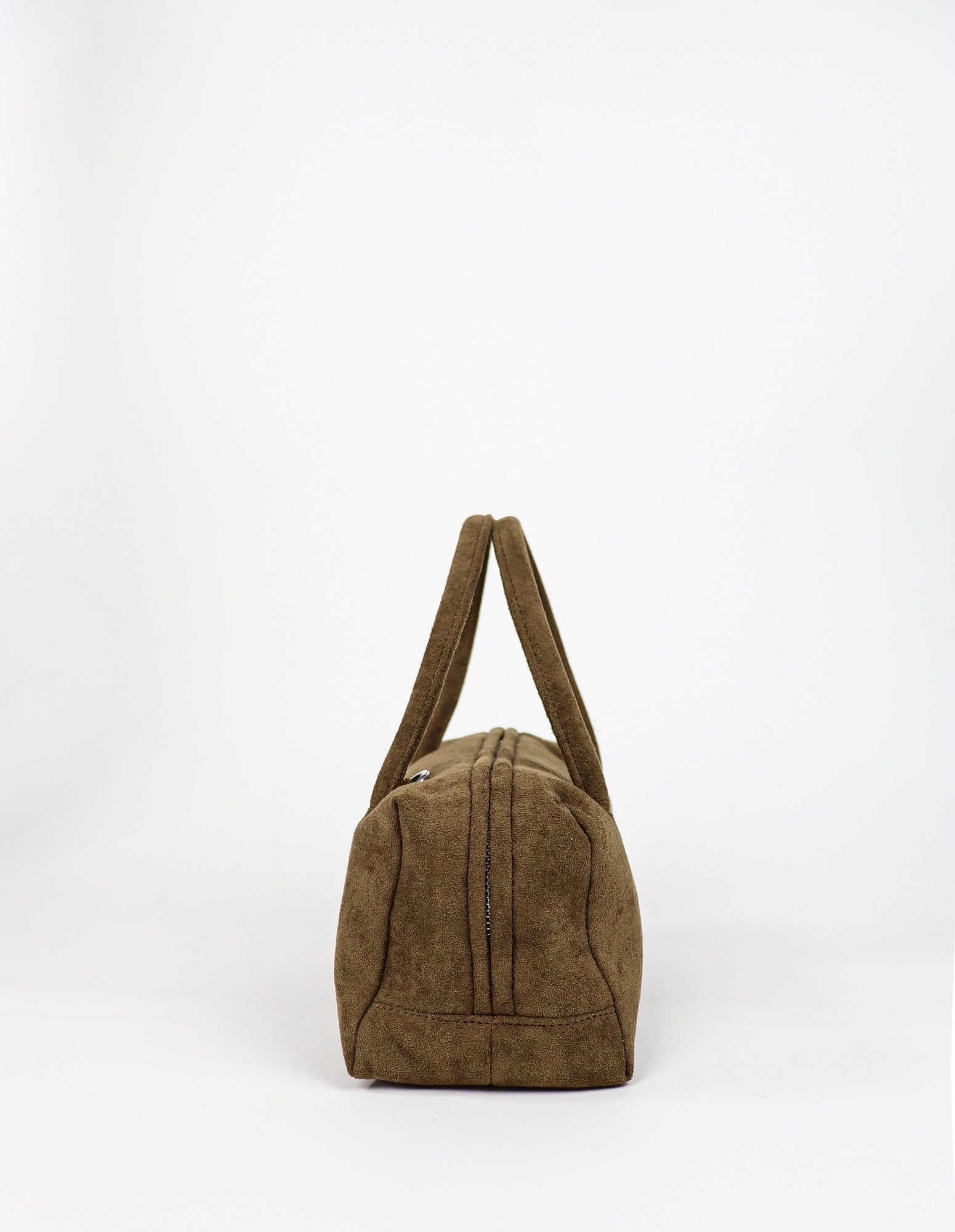 Tory Suede Crossbody Bag - Olive