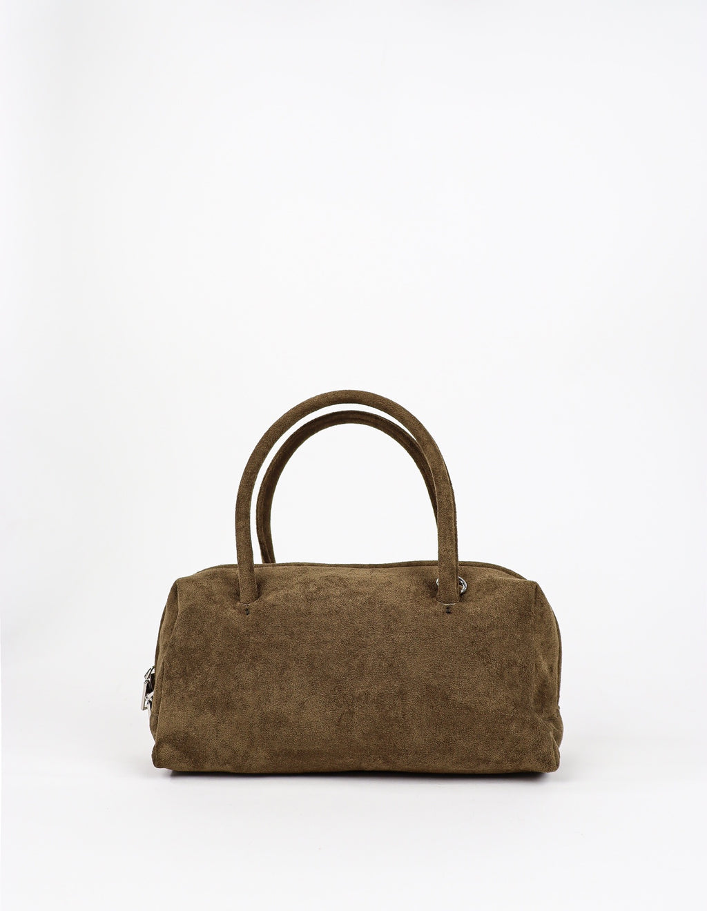 Tory Suede Crossbody Bag - Olive