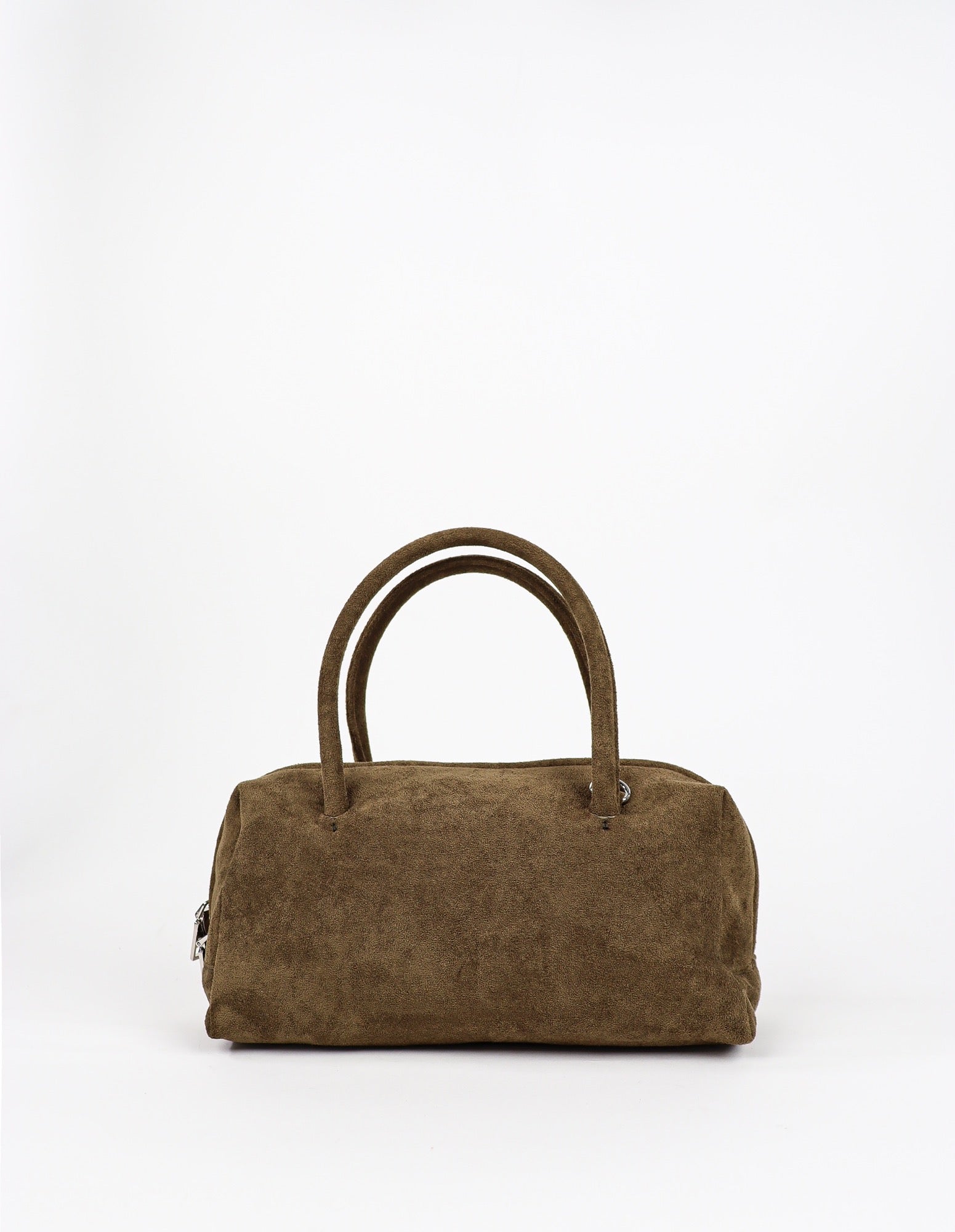 Tory Suede Crossbody Bag - Olive