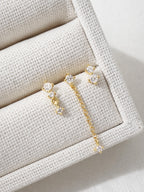 True Romantics Gold Stacker Earring Set