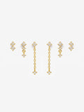 True Romantics Gold Stacker Earring Set