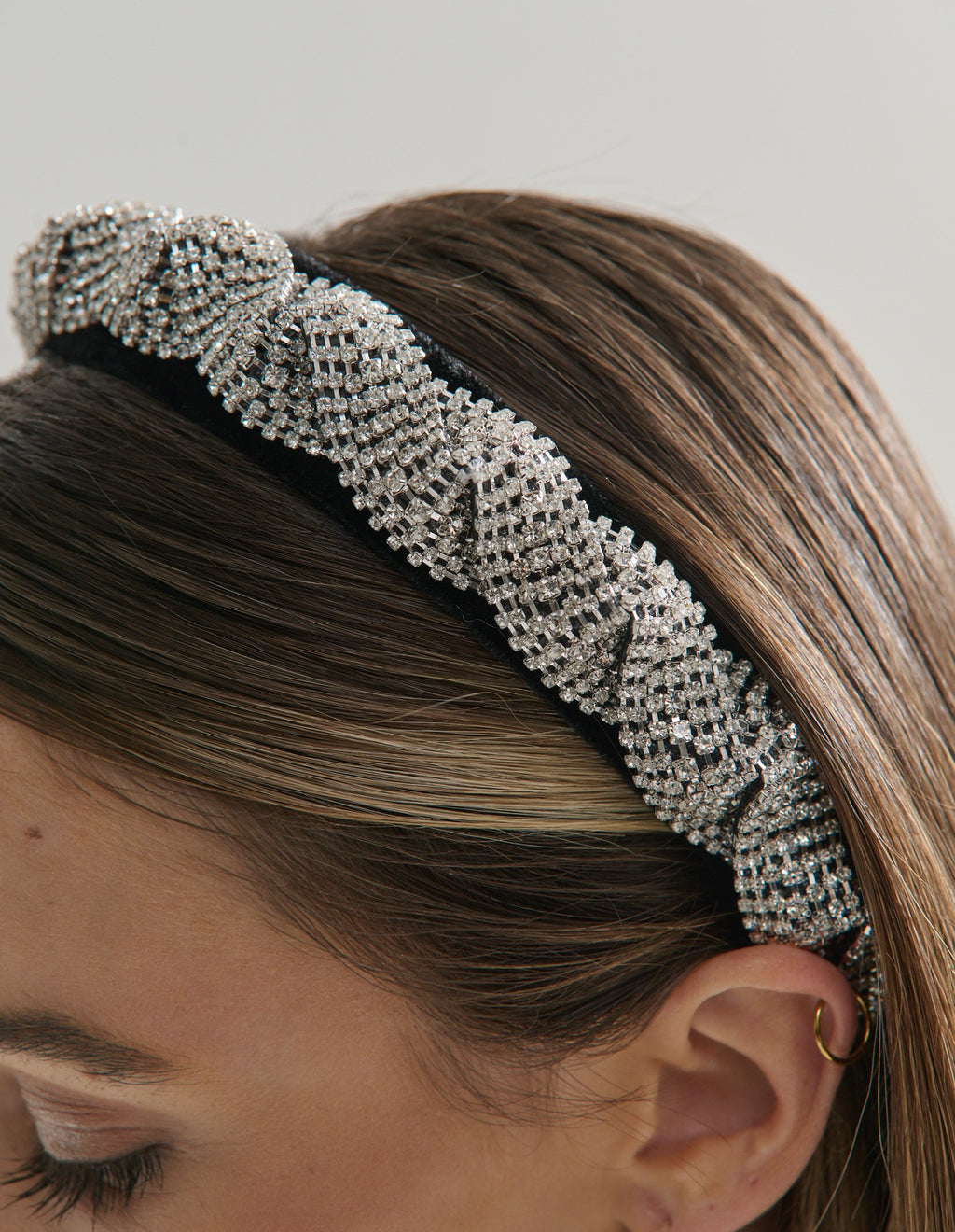 Twist Rhinestone Statement Headband
