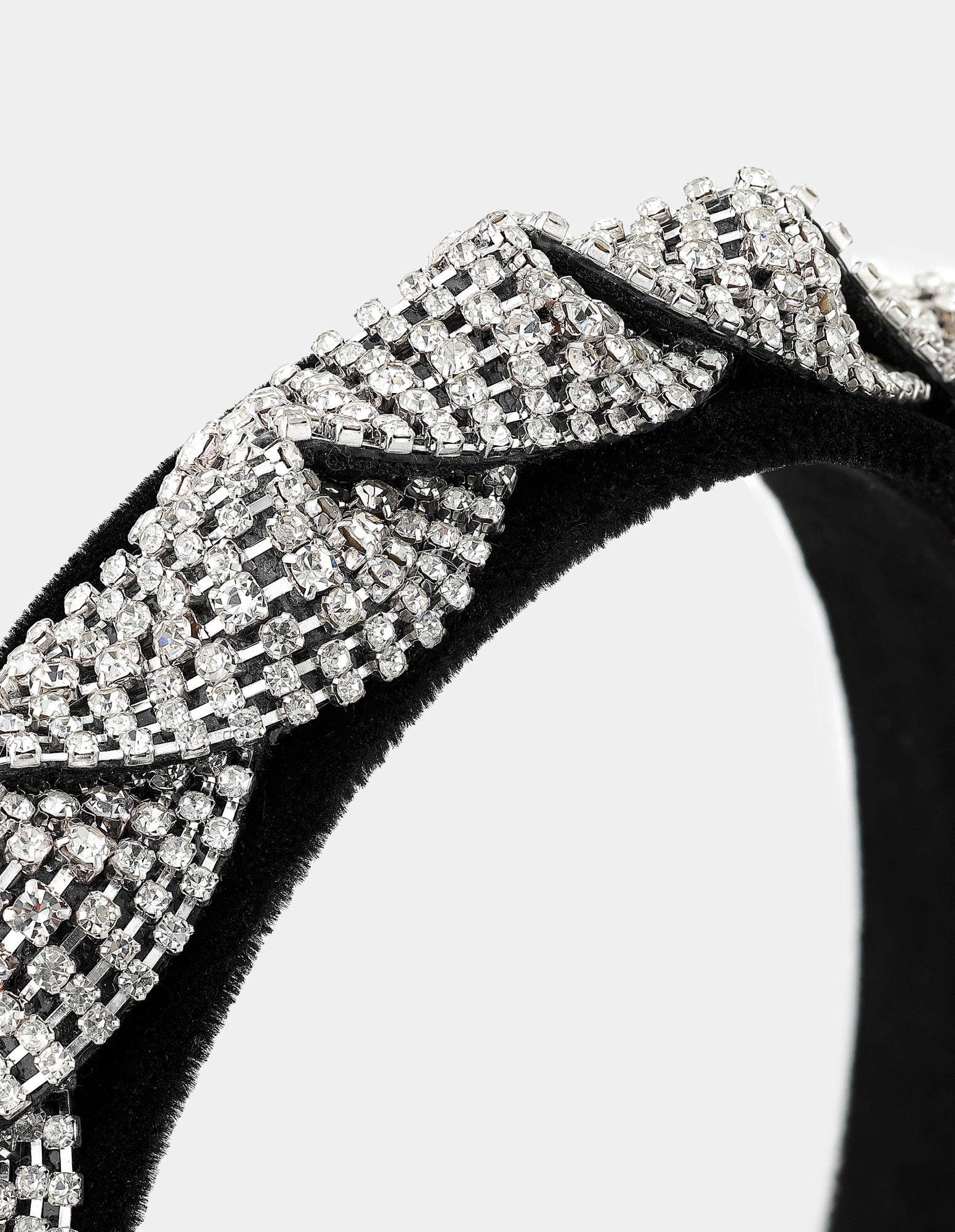 Twist Rhinestone Statement Headband