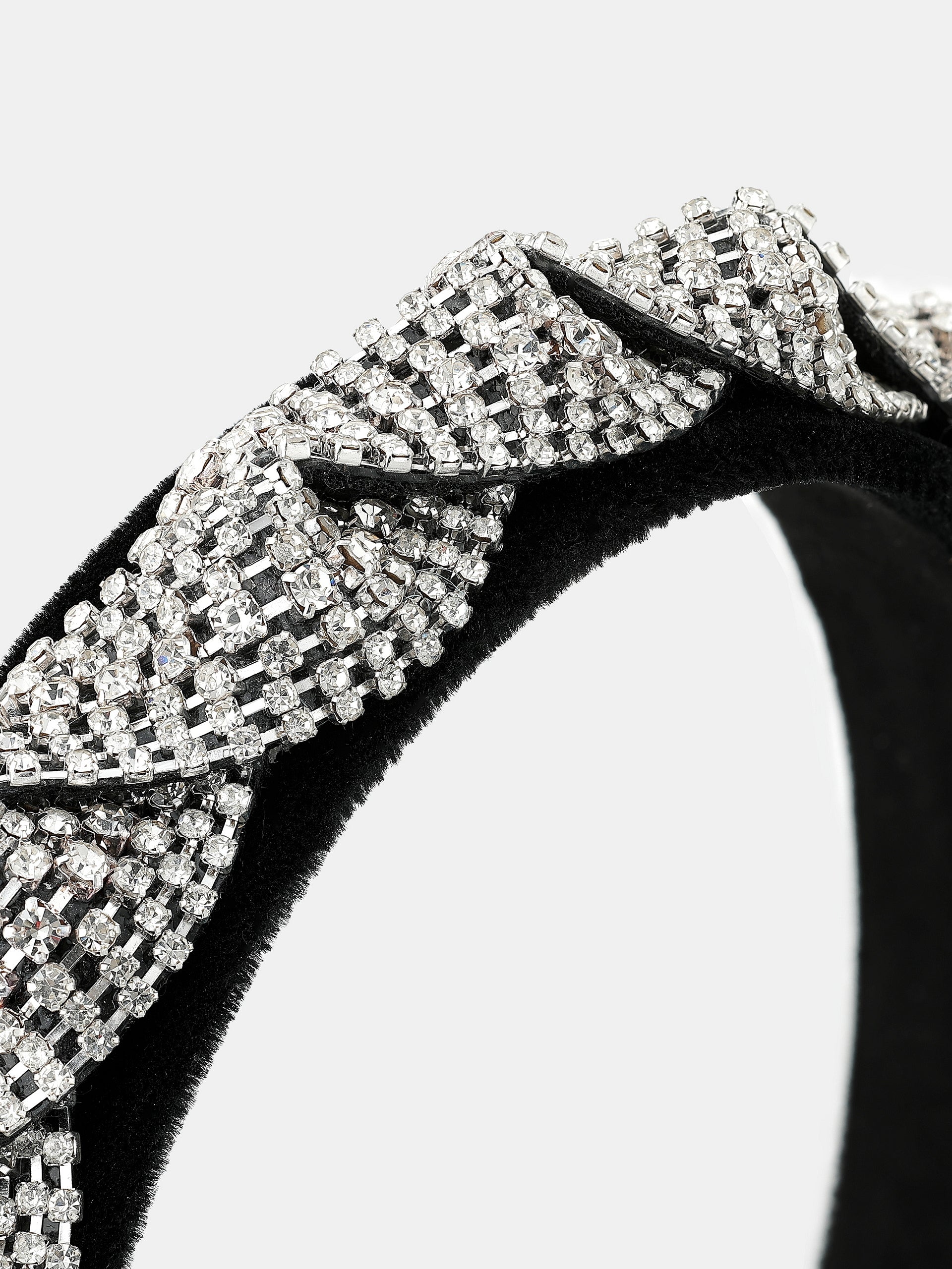 Twist Rhinestone Statement Headband