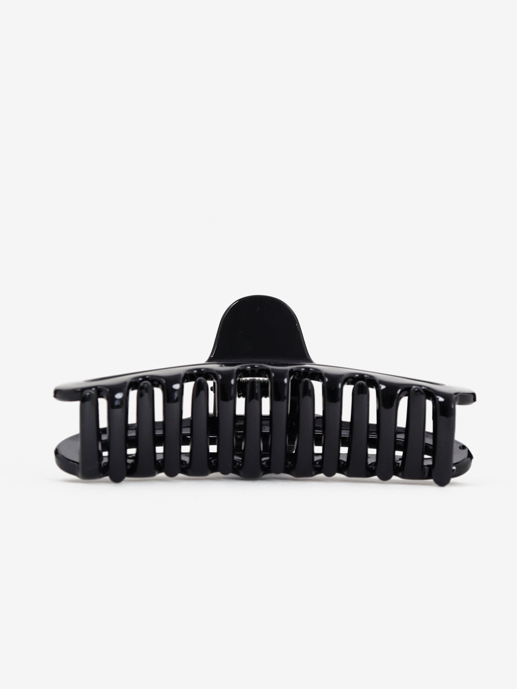 Zen Oval Hair Claw Clips - Black
