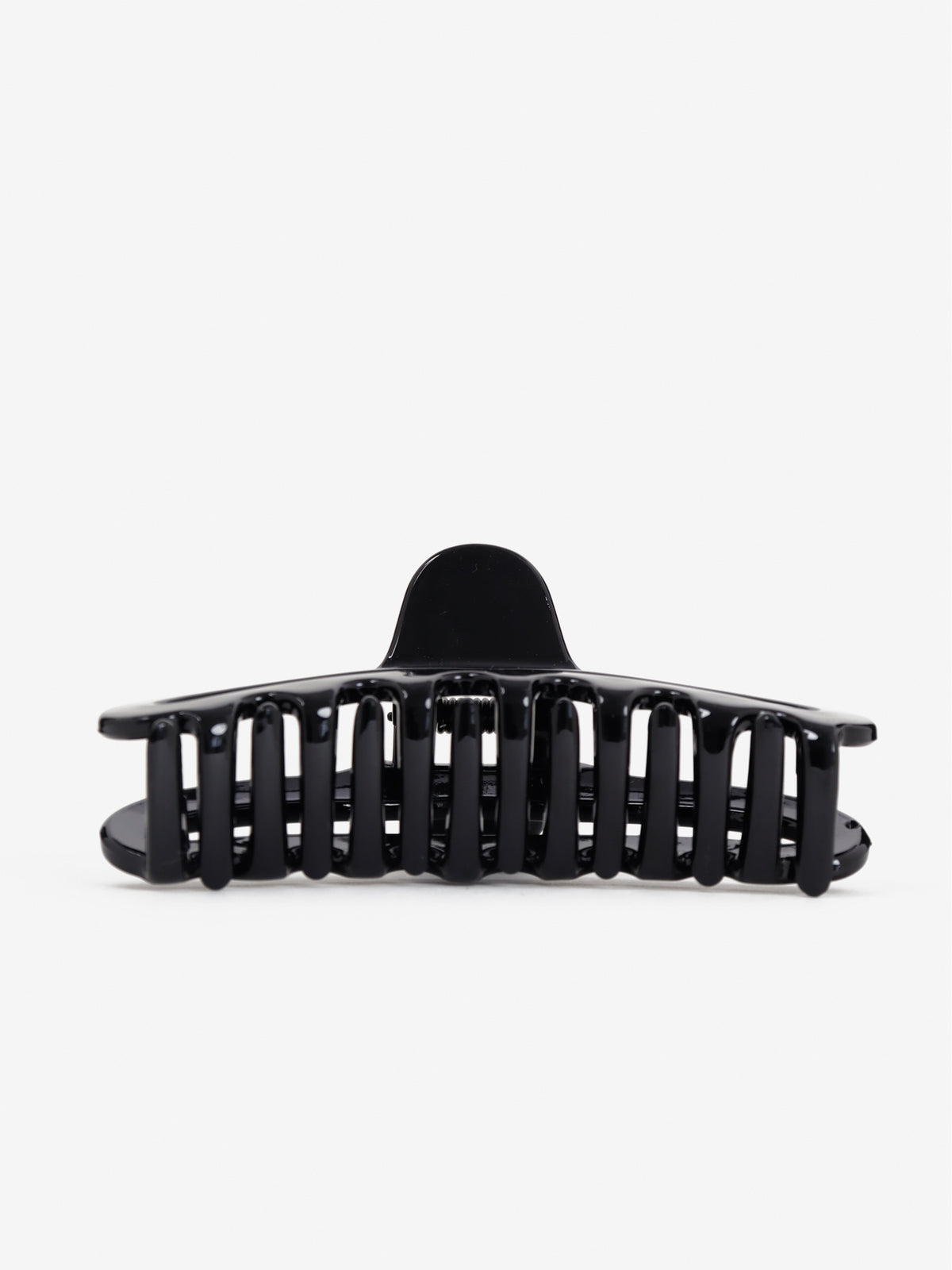 Zen Oval Hair Claw Clips - Black