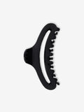 Zen Oval Hair Claw Clips - Black