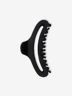 Zen Oval Hair Claw Clips - Black