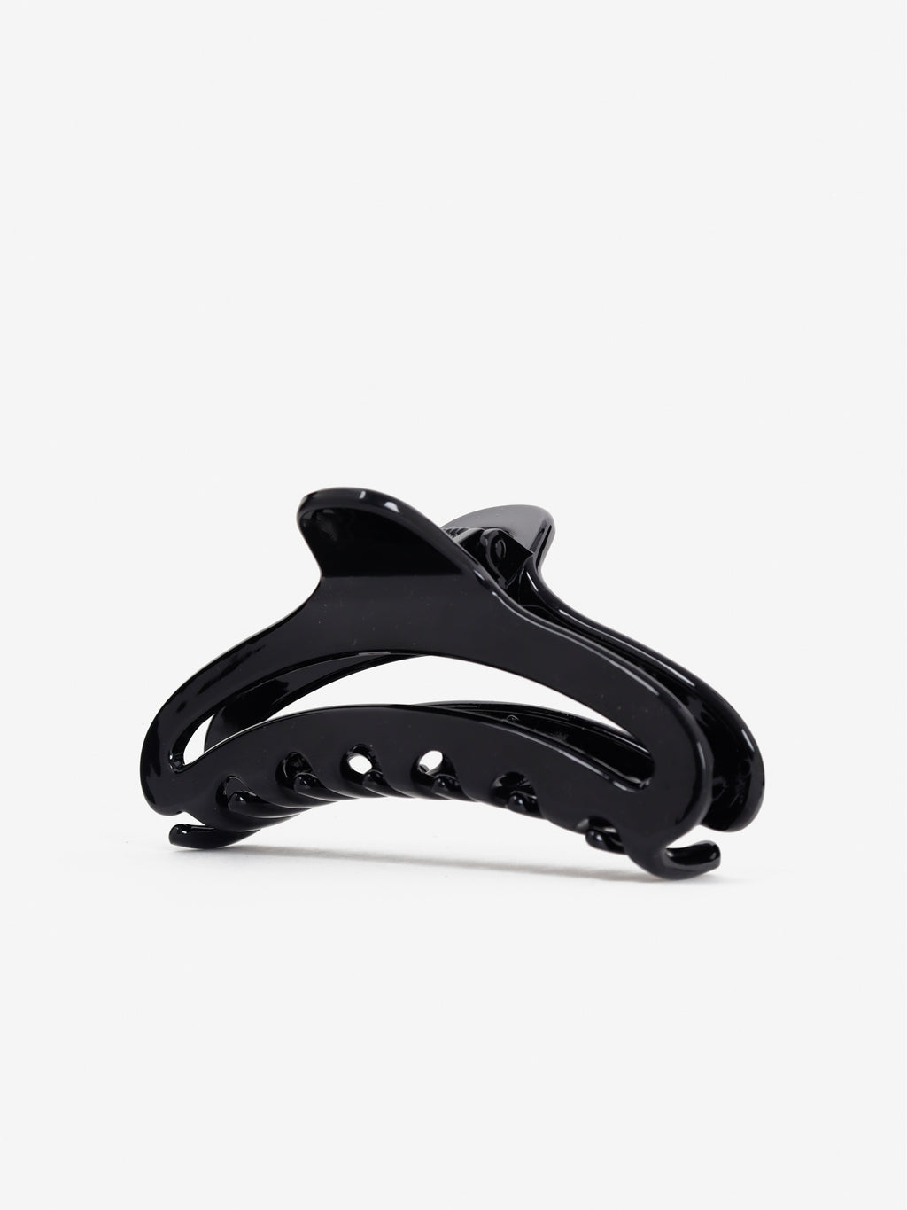 Zen Oval Hair Claw Clips - Black