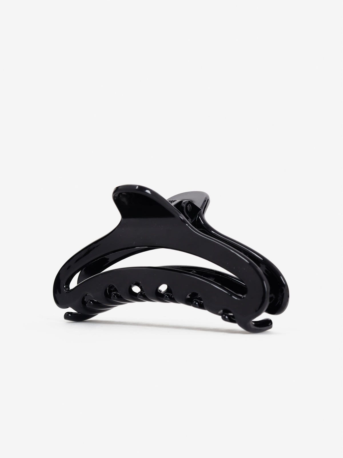 Zen Oval Hair Claw Clips - Black